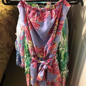 EUC Lilly Pulitzer ritz romper party girl size small
